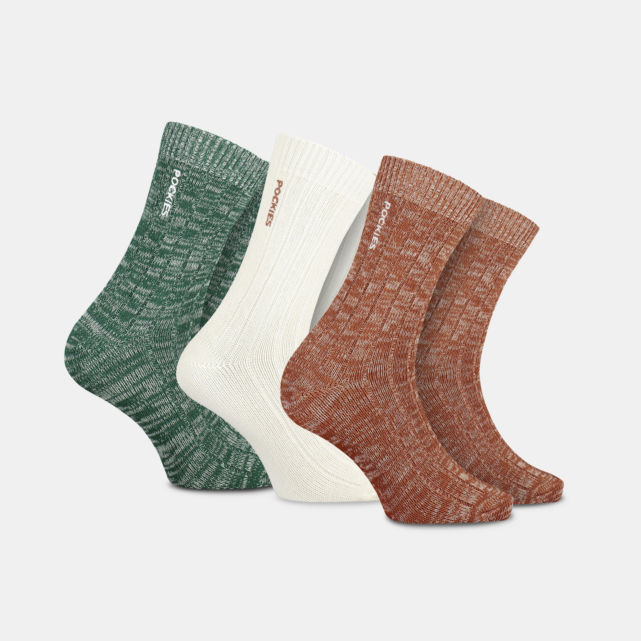 3-Pack Chunky Socks G/OW/TC