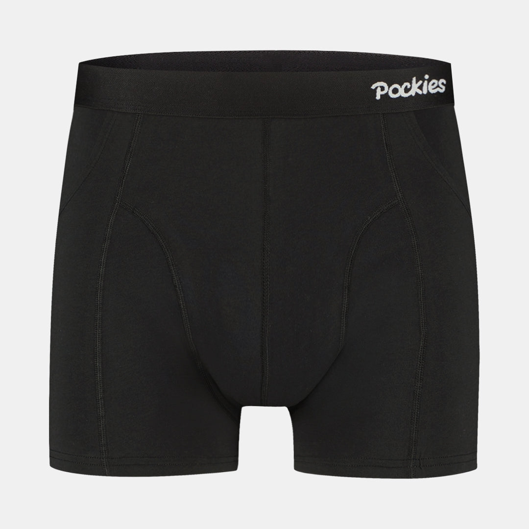 Black Boxer Briefs (2-pockets)