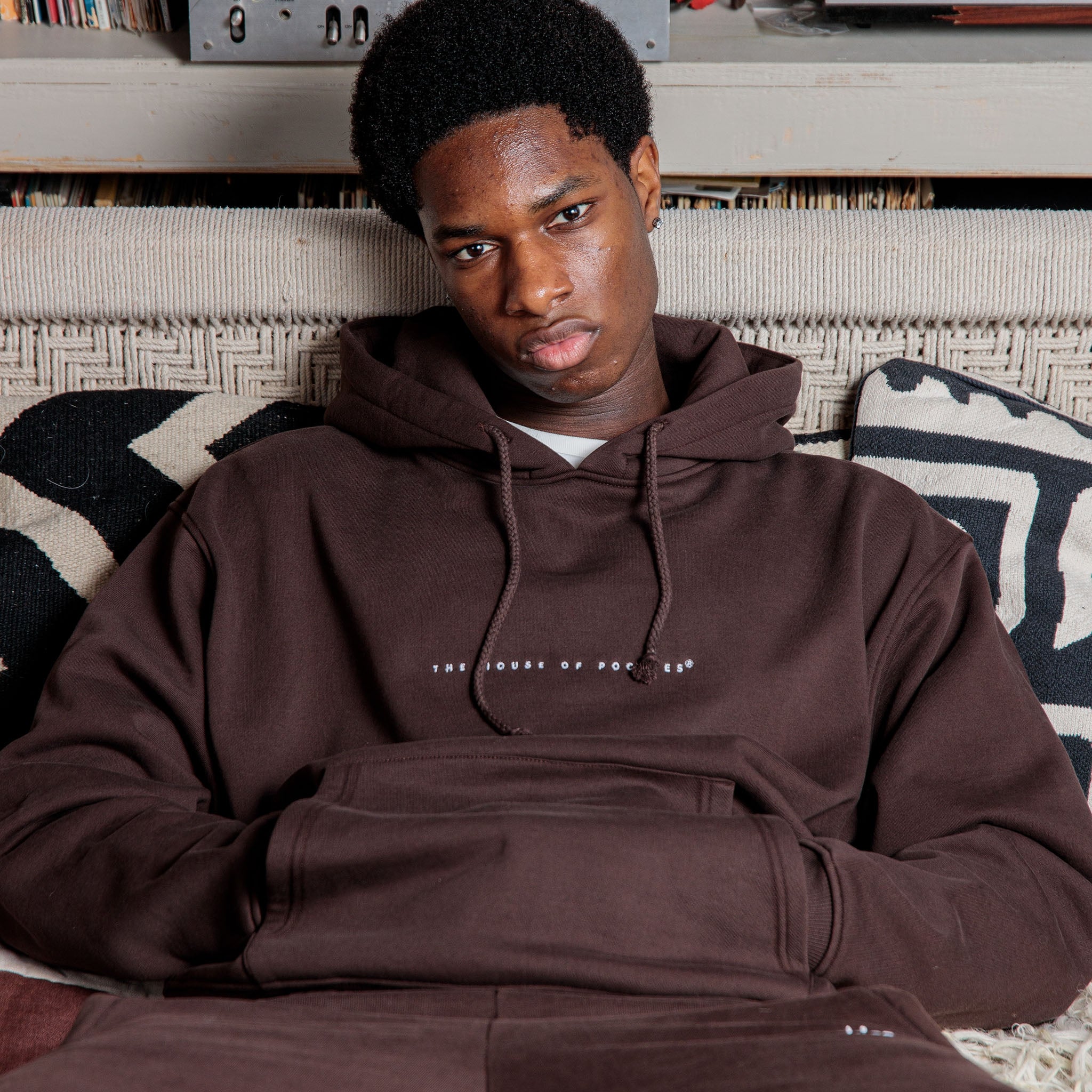 T.H.O.P Brown Hoodie