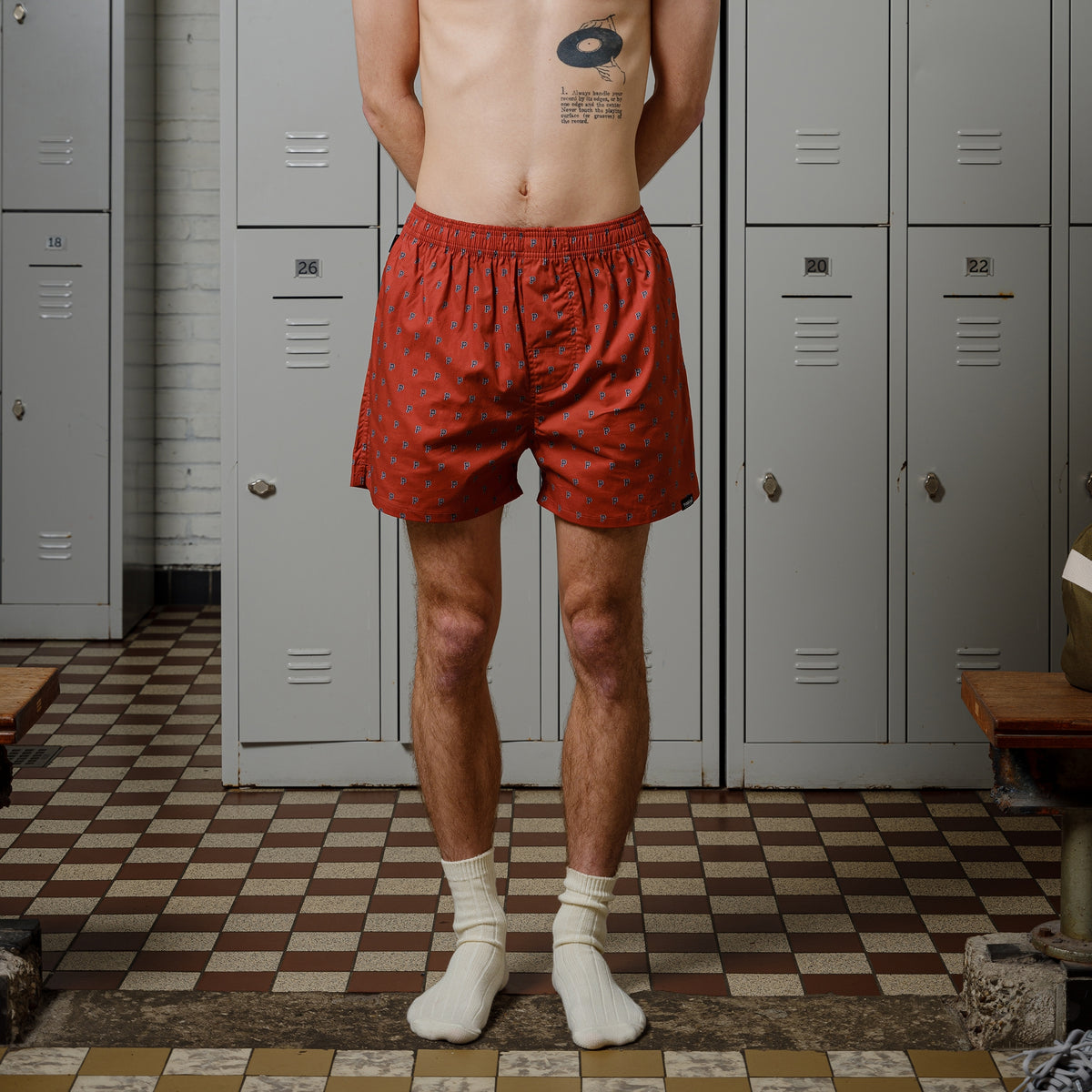 P's Allover Boxers - Red