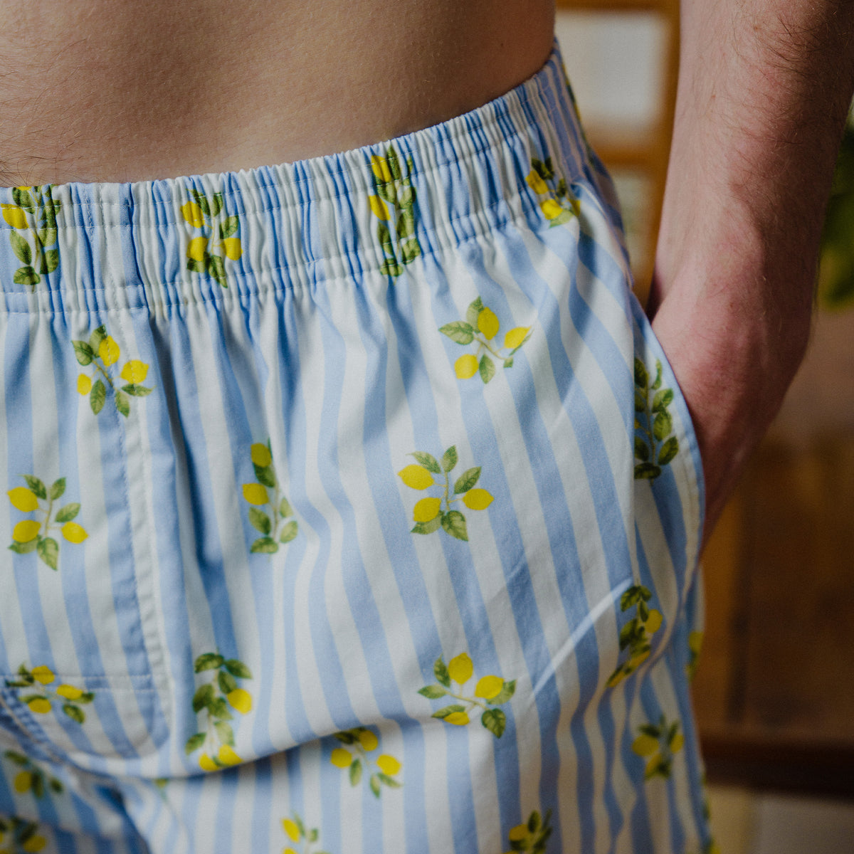 Goodlife boxer shorts in blue by Pockies